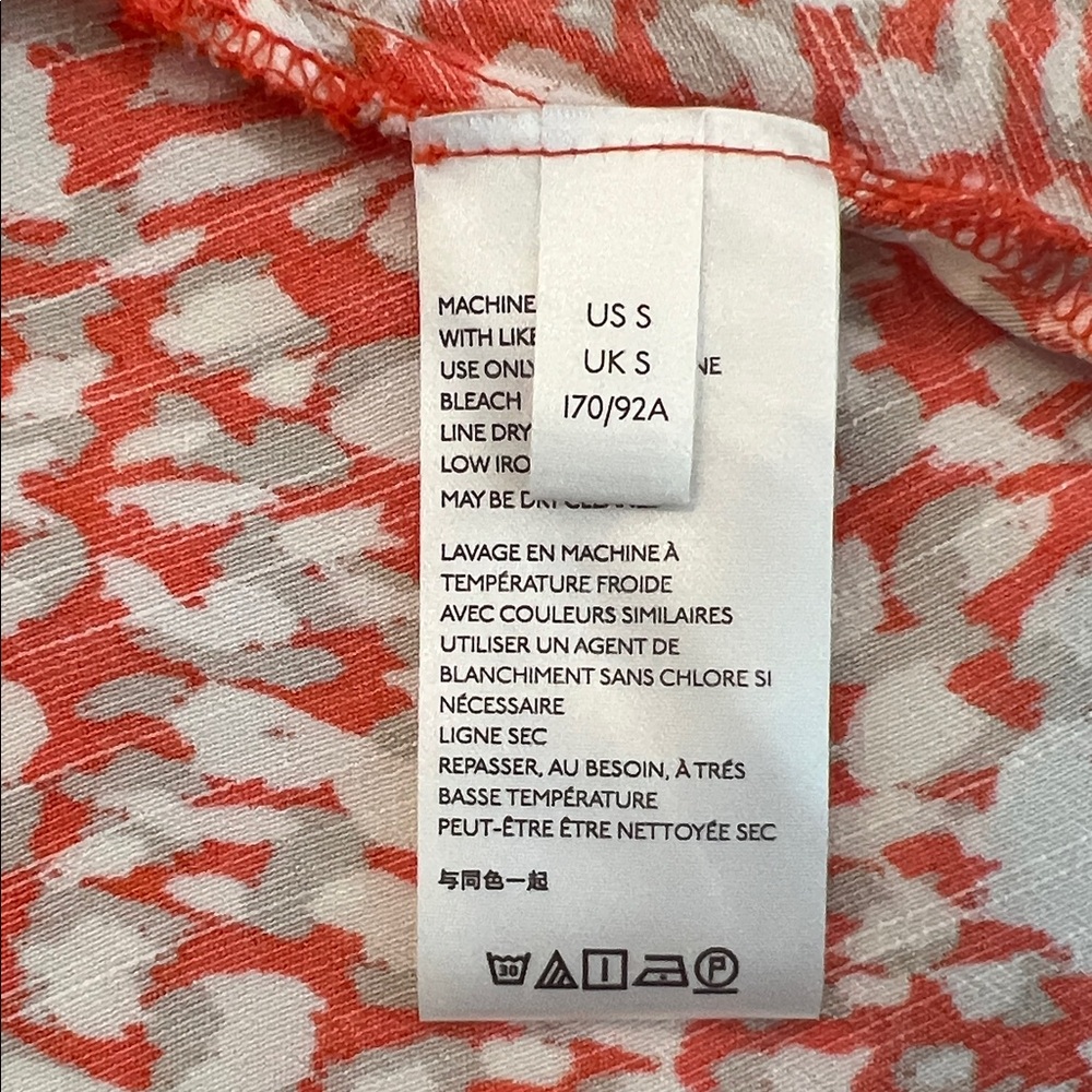 Free People Orange and White Midi Dress - Picture 8 of 9